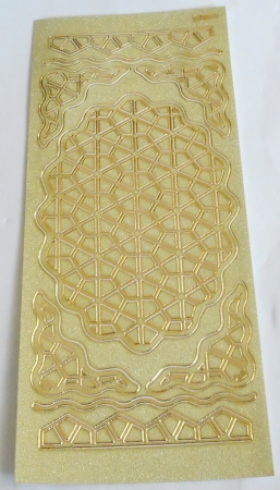 Stickerbogen 10 x 23 cm Ornamente