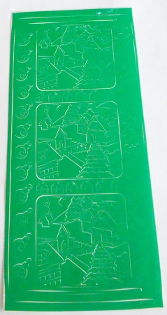Stickerbogen 10 x 23 cm Landschaft