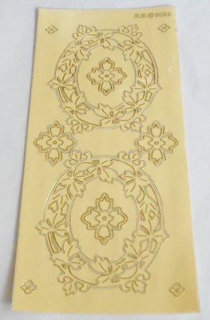 Stickerbogen 10 x 23 cm Ornamente