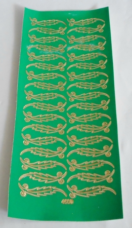 Stickerbogen 10 x 23 cm Bordüren