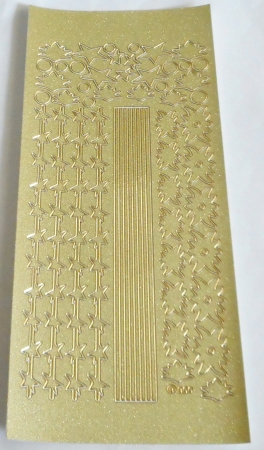 Stickerbogen 10 x 23 cm Bordüren