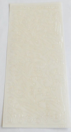 Stickerbogen 10 x 23 cm Schnörkel