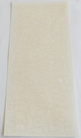 Stickerbogen 10 x 23 cm Blüten