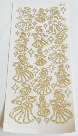 Stickerbogen 10 x 23 cm Engel
