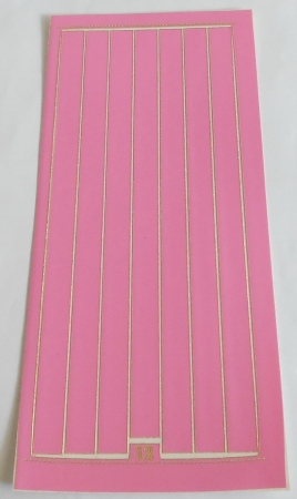 Stickerbogen 10 x 23 cm Bordüren
