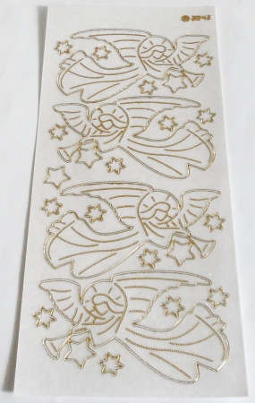 Stickerbogen 10 x 23 cm Engel