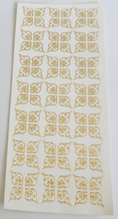 Stickerbogen 10 x 23 cm Ecken