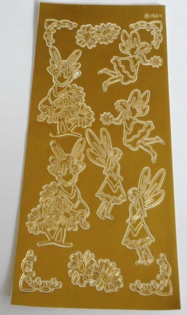 Stickerbogen 10 x 23 cm Fairies