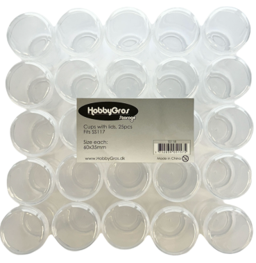 HobbyGros Cups mit Deckel