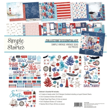 Simple Stories Simple Vintage Vintage Seas Collector's Essential Kit
