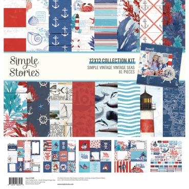 Preview: Simple Stories Simple Vintage Vintage Seas Collector's Essential Kit