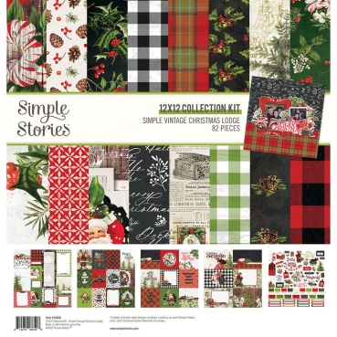 Simple Stories Simple Vintage Christmas Lodge Collection Kit