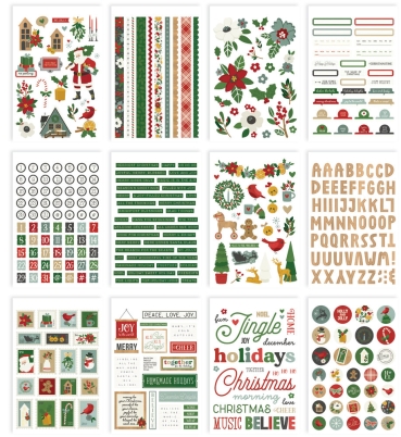 Preview: Simple Stories Hearth & Holiday Sticker Book