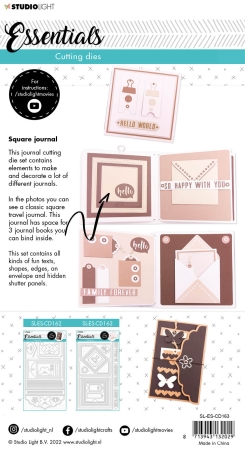 Preview: Studio Light Square Journal Cutting Dies