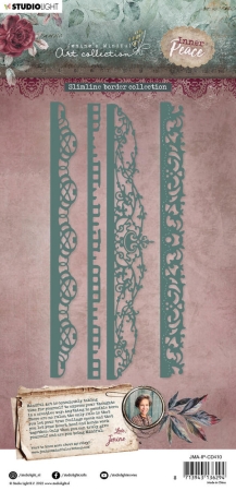 Preview: Studio Light Inner Peace Dies Slimline Border Collection