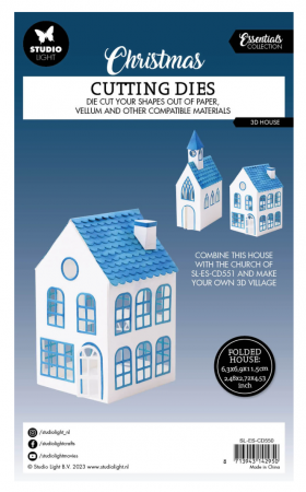 Preview: Studio Light 3D House Christmas Essentials Cutting Dies