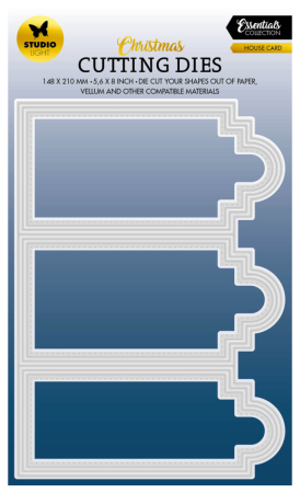 Studio Light House Card Christmas Essentials Cutting Dies