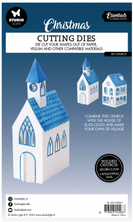 Preview: Studio Light 3D Church Christmas Essentials Cutting Dies