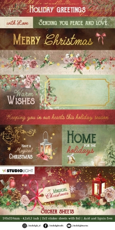 Studiolight Magical Christmas Sticker Sheets