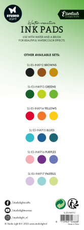 Preview: Studiolight Set mit 3 Stempelkissen in Grüntönen Ink-Pad Water-Reactive Greens