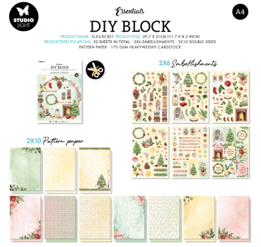 Preview: Studiolight DIY Block Wonderful Christmas