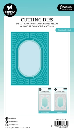 Preview: Studiolight Essentials Cutting Dies  Oval Gate Shape