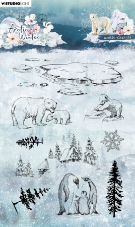 Studiolight Arctic Elements Clear Stamp Arctic Winter