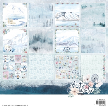 Preview: Studiolight 12 x 12 Inch Scrap Paper Pad Arctic Winter