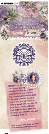 Preview: Studiolight Wax Stamp w/Handle Light Victorian Dreams Embellished Butterfly
