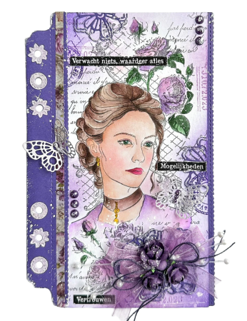 Preview: Studiolight Clear Stamps Victorian Dreams ATC Embellishments