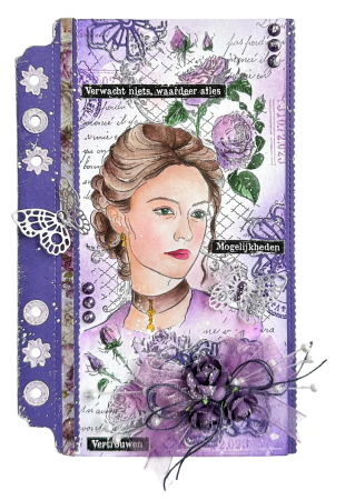 Preview: Studio Light Victorian Dreams Paper Flowers 1,5 / 2 cm