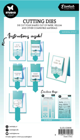 Preview: Studio Light Waterfall Effect Essentials Cutting Dies