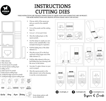 Preview: Studio Light Waterfall Effect Essentials Cutting Dies