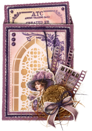 Studio Light Victorian Deams Mask Victorian ATC Backgrounds