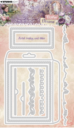 Studio Light Victorian Dreams Cutting Die Artist Trading Card Folder