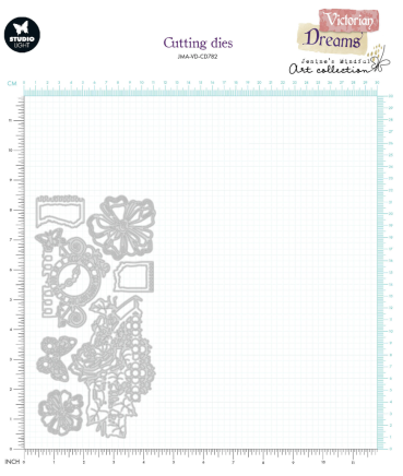 Preview: Studio Light Victorian Dreams Cutting Die Victorian Embellishments