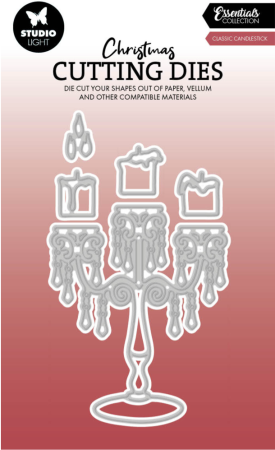 Studio Light Classic Candlestick Christmas Essentials Cutting Dies