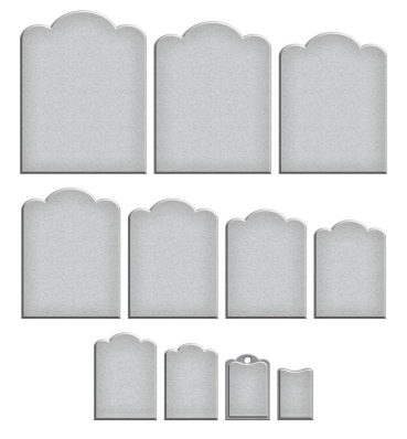 Studio Light Dies Stanzschablonen Scallop Labels and Tag Etched