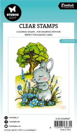 Preview: Studio Light Cute Bunny Essentials Coloring Clear Stamp