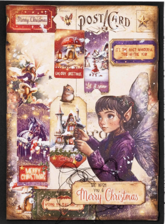 Preview: Studio Light A7 Essentials Mini Paper Pad Fairy Christmas