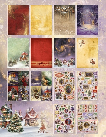 Preview: Studio Light Fairy Christmas Essentials Die-cut Paper Pad