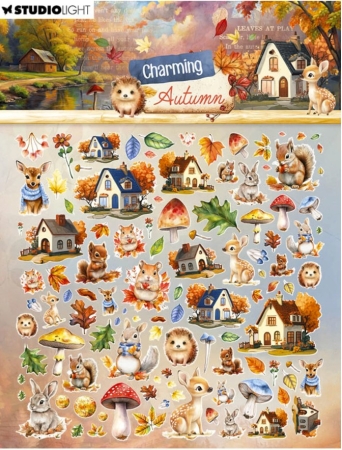 Preview: Studio Light Charming Autumn Paper Elements Leaves, Images & Animal Heads