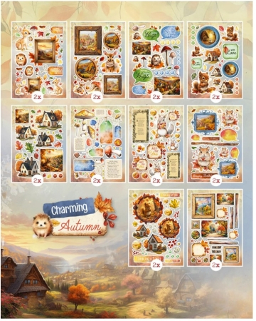 Preview: Studio Light Charming Autumn Die-cut Paper Elements