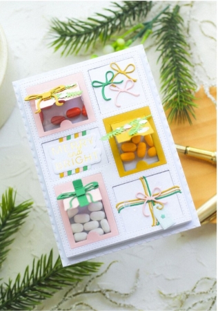 Preview: Studio Light Christmas Cutting Die Advent Cardshape