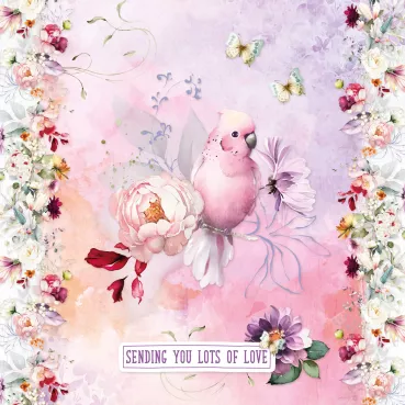 Preview: Studio Light Card Making Paper Pad Blooming Flowers