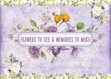 Studio Light Card Making Paper Pad Blooming Flowers