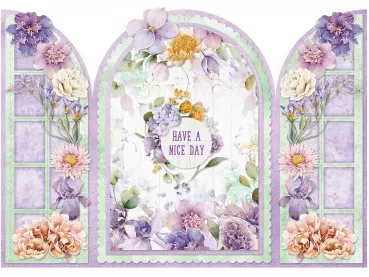 Studio Light Card Making Paper Pad Blooming Flowers