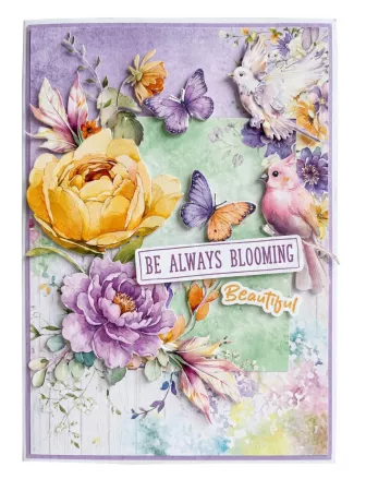 Studio Light Die-Cut Designer Paper Pad Blooming Flowers