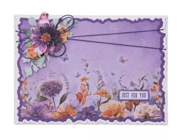 Preview: Studio Light Torn Edge Cutting Die Folded Card Rectangle