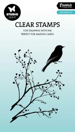 Studio Light Essentials Clear Stamp Bird Branch